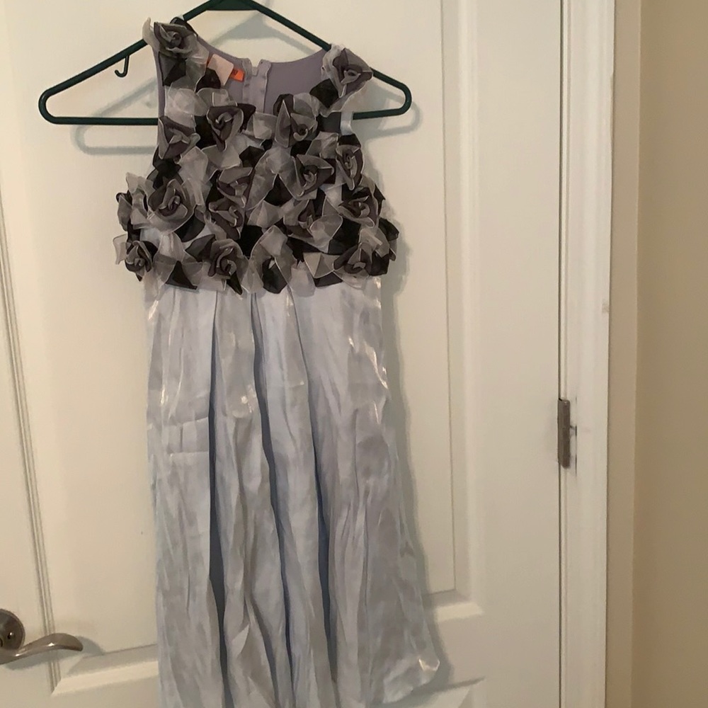 Funkyberry silver & black dress size 10